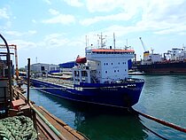 SLAVYANIN — Ro Ro Cargo Ship, Russia flag, built 1984