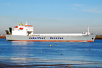 ALNAWA EXPRESS — Ro Ro Cargo Ship, Kingdom of Saudi Arabia flag, built 1990