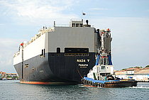 NADA V — Ro Ro Cargo Ship, PANAMA flag, built 1984