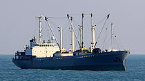 PETERGOF — Specialized Cargo Ship, Russia flag, built 1984