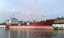 AMAS NUSA — Oil And Chemical Tanker, Indonesia flag, built 1984