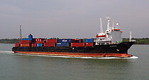 PDZ MUTIARA — Container Ship, MALAYSIA flag, built 1984