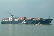 MSC AYALA — Container Ship, PANAMA flag, built 1985