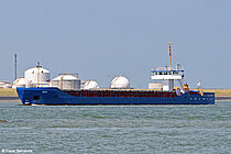 GREEN LINE   . — General Cargo Ship, Rambow; The Republic of Panama flag, built 1985