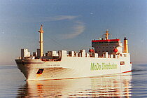 WHITELAND — Ro Ro Cargo Ship, St.Kitts and Nevis flag, built 1987