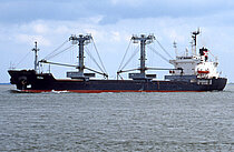 GOLDEN BIRD — Bulk Carrier, St.Kitts and Nevis flag, built 1986