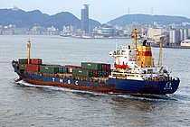 DONGYUANGONGSHUI1 — Container Ship, CHINA flag, built 1985