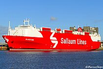 SILVER SUN — Ro Ro Cargo Ship, Panama flag, built 1988