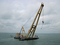 ASIAN HELPING HAND III — Crane Barge, REPUBLIC OF SINGAPORE flag, built 1996