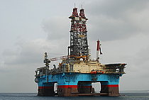 NOBLE DEVELOPER — Column Stabilized Drilling Unit, Republic of the Marshall Islands flag, built 2008