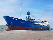 INDIRA — Service Ship, INDONESIA flag, built 1989
