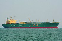 MEDA — Gas Tanker, BOTSWANA flag, built 1990
