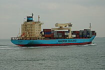 TOVE MAERSK — Container Ship, GABON flag, built 1992