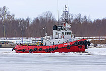 ALMAZ — Tug, Russia flag, built 1991