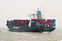 CARIBBEAN SEA — Container Ship, LIBERIA flag, built 1992