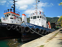 TRIUMPH — Tug, SAINT KITTS AND NEVIS flag, built 1963