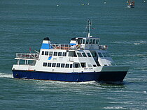 WIGHT SCENE — Passenger Ship, UNITED KINGDOM flag, built 1992