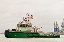 NAJMAH — Tug And Fire Fighting Vessel, Kingdom of Saudi Arabia flag, built 1996