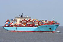 KLEVEN — Container Ship, LIBERIA flag, built 1996