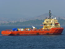 AMY CHOUEST — Supply And Fire Fighting Vessel, Federative Republic of Brazil flag, built 1993