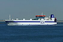 SCA OSTRAND — Ro Ro Cargo Ship, Sweden flag, built 1996