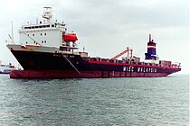 JJ TOKYO — Container Ship, Hong Kong, China flag, built 1995