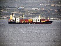 MED DENIZLI — Container Ship, Turkey flag, built 1996