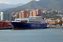 NAPOLI — Ro Ro Cargo Ship, Republic of Panama flag, built 1995