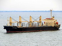 YA HUSSEIN — Bulk Carrier, St.Kitts and Nevis flag, built 1996