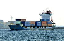 HALIMA — Container Ship, PANAMA flag, built 1997