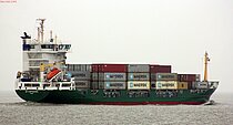 BF CARTAGENA — Container Ship, Republic of Cyprus flag, built 1995
