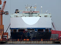 CAPE CORTES — Ro Ro Cargo Ship, UNITED STATES flag, built 1997