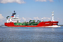 SUN — Gas Tanker, Sao Tome & Principe FALSE flag, built 1997
