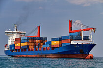 MEDKON LIA — Container Ship, Panama flag, built 1998