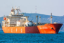 G  SILVER — Gas Tanker, Changing Flag flag, built 1997