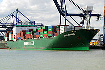 EVER DIAMOND — Container Ship, PANAMA flag, built 1998