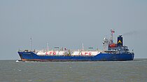 PIONEER GAS — Gas Tanker, COMOROS flag, built 1996