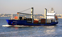 INSULAR — Container Ship, Portugal flag, built 1998