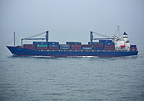 EASLINE LIANYUNGANG — Container Ship, PANAMA flag, built 1997