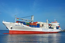 YON ANG — Specialized Cargo Ship, St.Kitts and Nevis flag, built 1998