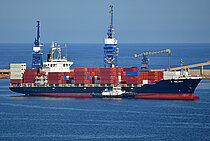 A GALAXY — Container Ship, Panama flag, built 1997