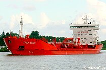 ARGAKA — Oil And Chemical Tanker, Russia flag, built 1998