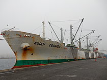 VYBORG — Ro Ro Cargo Ship, RUSSIAN FEDERATION flag, built 1998