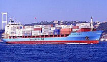 MAERSK ANTWERP — Container Ship, Hong Kong China flag, built 1999