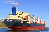 DSM LAILA — Bulk Carrier, St.Kitts and Nevis flag, built 1998