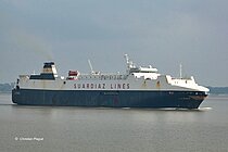 LAUDACE — Ro Ro Cargo Ship, Spain flag, built 1999