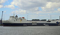 BELGIA SEAWAYS — Ro Ro Cargo Ship, Republic of Lithuania flag, built 2000