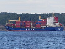 KOSOVAK — Container Ship, Republic of Türkiye flag, built 1999