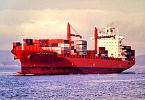 PAGE — Container Ship, LIBERIA flag, built 2001