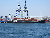 MORAGA — Container Ship, Marshall Islands flag, built 2001